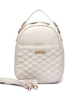 Luli Bebe Monaco Pearl White Snack Bag